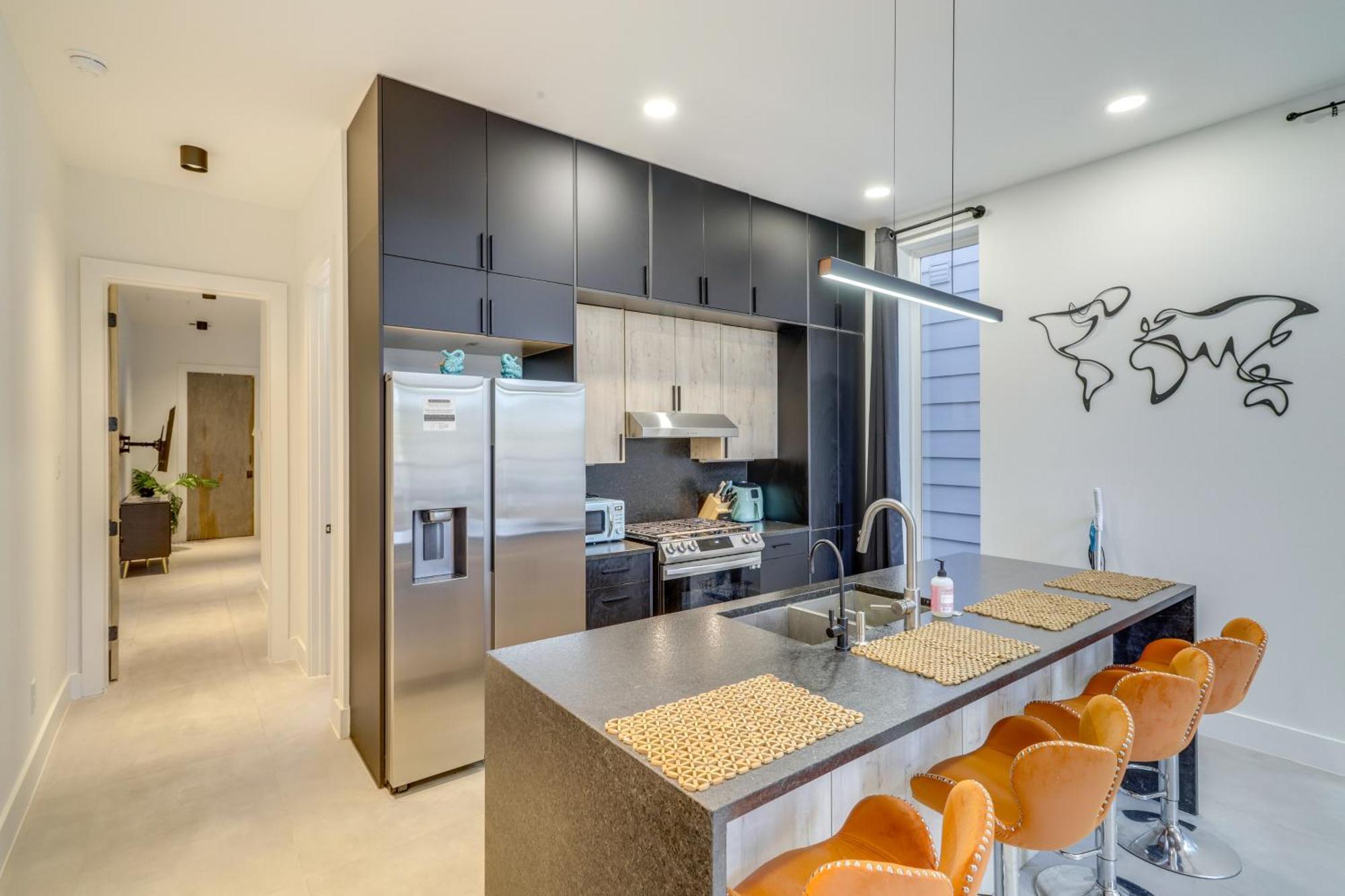 3 Mi To Dtwn Modern Townhome With Yard In Houston Exterior foto